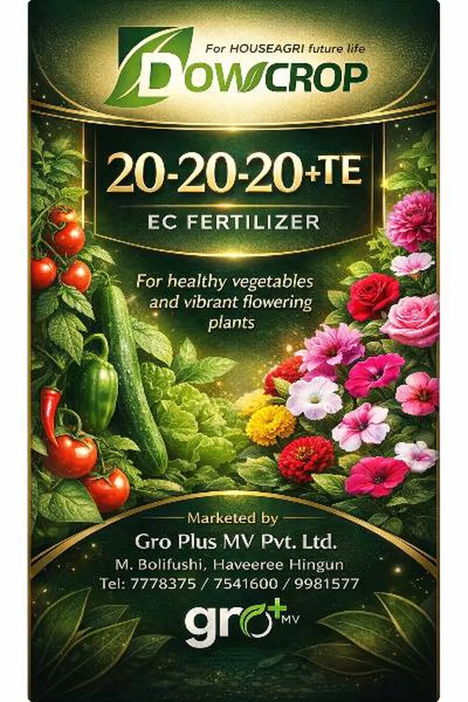 DOWCROP 20-20-20 fertilizer